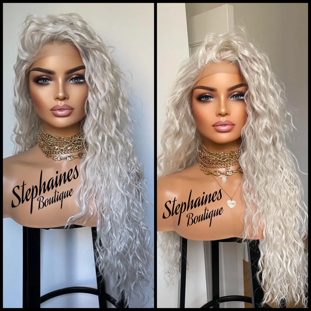 Human Hair Blended Lace Front Wig